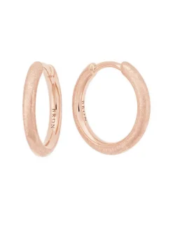 Bron Lux creolen mat roségoud 16mm 7OR477916M + Luxe Cadeau