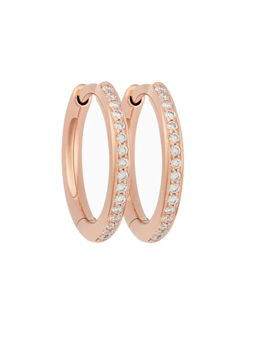 Bron Lux creolen met diamant 7OR477916BR + Luxe Cadeau