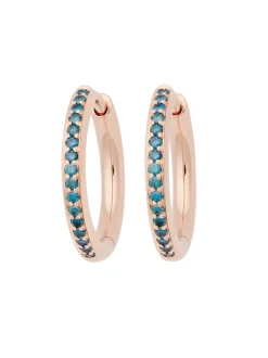 Bron Lux creolen met iceblue diamant 7OR477916IBR