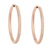 Bron Lux creolen met witte diamant 7OR477930BR + Luxe Cadeau
