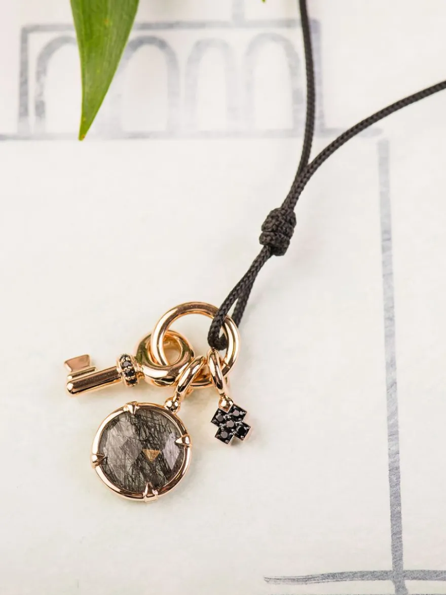Bron Lux hanger ring roségoud + Luxe Cadeau