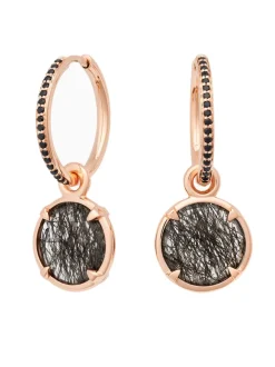 Bron Mira Mira aanhangers zwart rutielkwarts + Luxe Cadeau