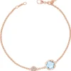 Bron Mira Mira armband met topaas en briljant + Luxe Cadeau