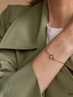 Bron Mira Mira armband met topaas en briljant + Luxe Cadeau