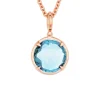 BRON Mira Mira hanger met blauwe topaas + Luxe Cadeau