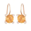 Bron Phlox oorhangers met citrien en diamant 8OR4755CIBR