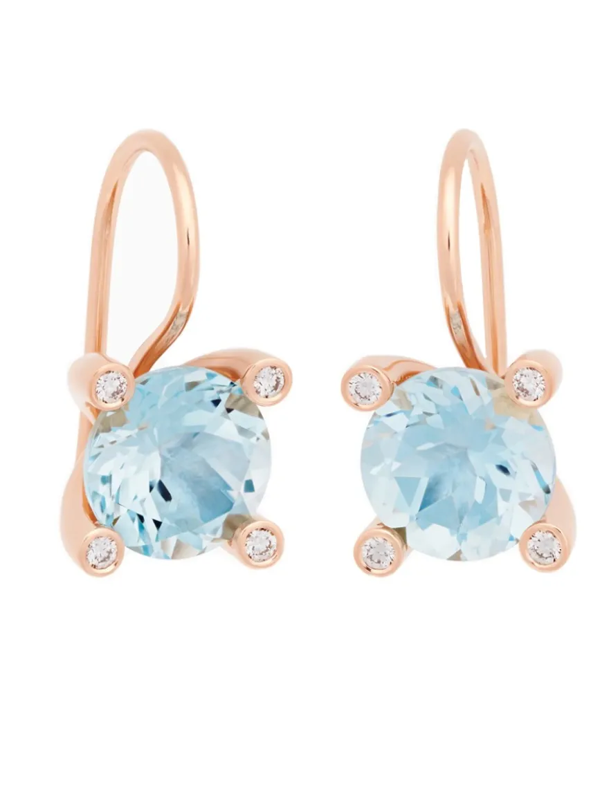 Bron Phlox oorhangers met Topaas 8OR4755BTBR + Luxe Cadeau