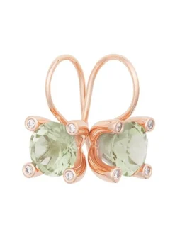 BRON Phlox oorhangers met Lemonquartz