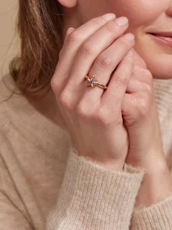 BRON Poppy ring lila saffier 8RR4916MLK + luxe cadeau