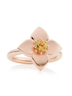 Bron Poppy ring met citrien 8RR4918MCI + luxe cadeau