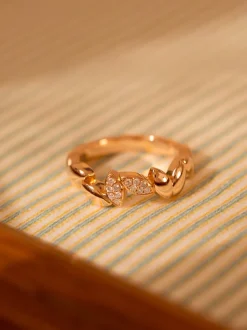 Bron Poppy ring met diamant 8RR4933BR2 + Luxe Cadeau