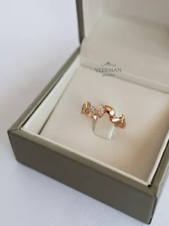 Bron Poppy ring met diamant 8RR4933BR2 + Luxe Cadeau