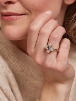 Bron Poppy ring met ioliet en diamant 8RR4919IOBR