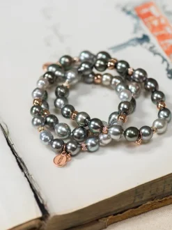 Bron reflex armband met tahiti parels en diamanten