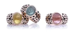 BRON ring Toujours Ajour met toermalijn + Luxe Cadeau