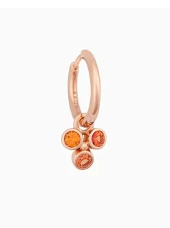 BRON Single Espresso aanhanger met oranje saffier 8OR4870OK