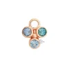 BRON Single Espresso Confetti oorhanger 8OR4870PK