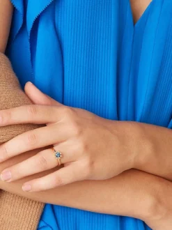 Bron Sprite ring met london blue topaas 8RR4849TL + Luxe Cadeau