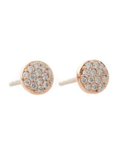 BRON Stardust oorstekers met diamant + Luxe cadeau