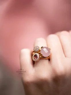 BRON Stardust ring Indian Korund + Luxe Cadeau