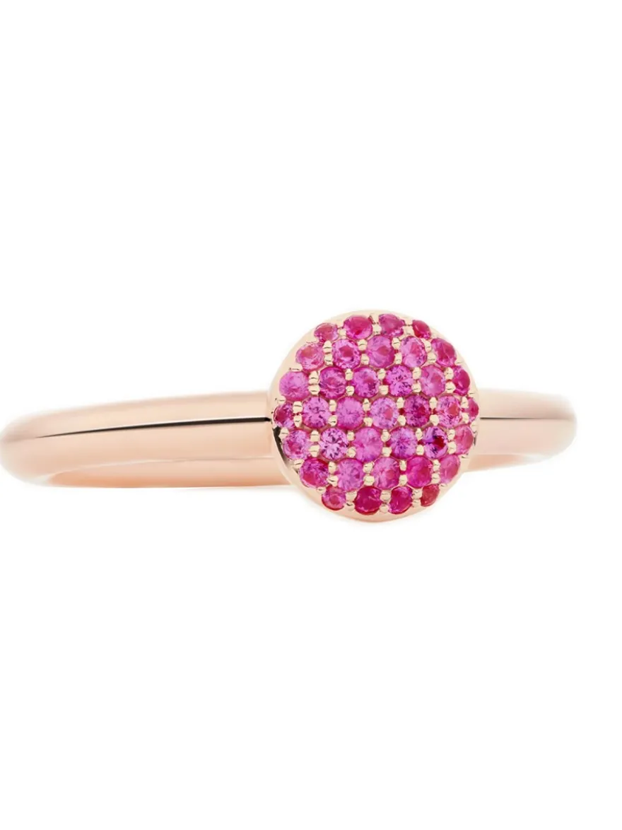 Bron Stardust ring met roze saffier 8RR4717RK2 + Luxe Cadeau