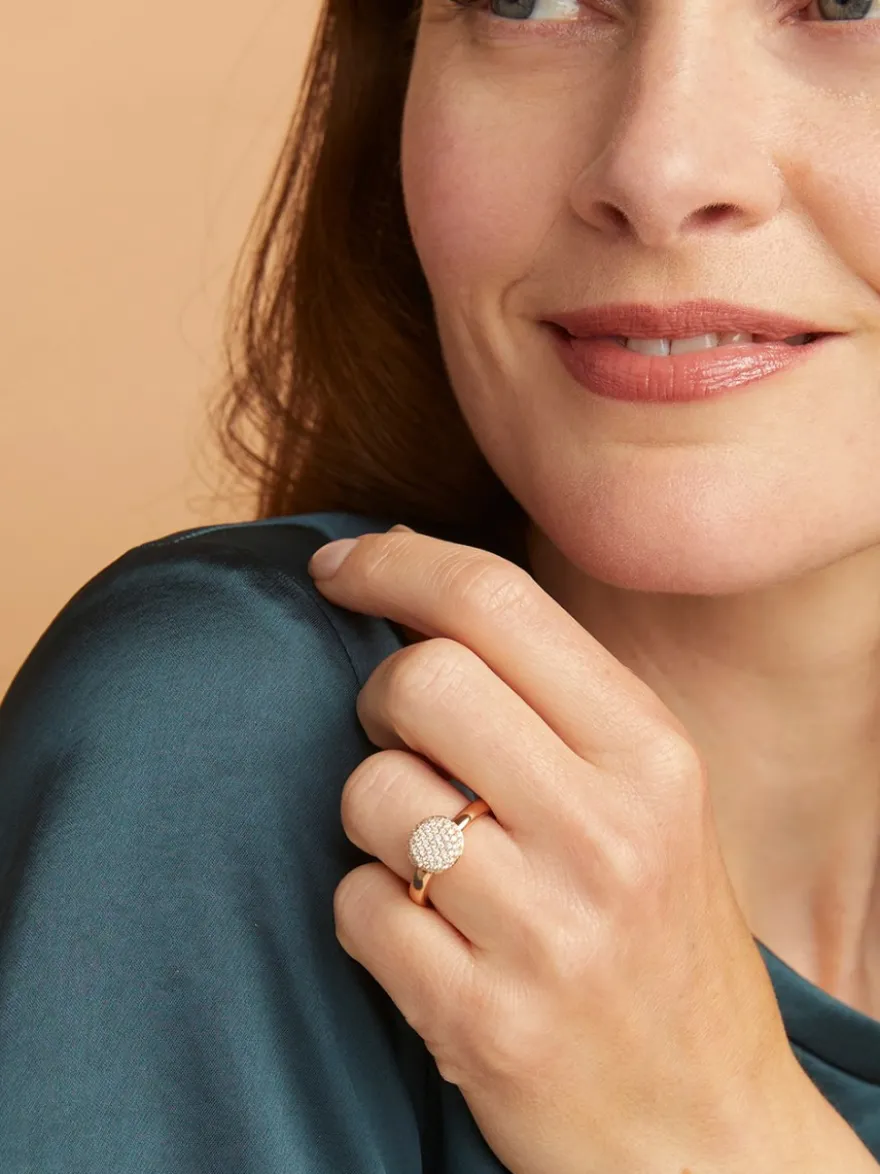 Bron Stardust ring roségoud met diamant 0,43crt. 8RR4899BR + Luxe Cadeau