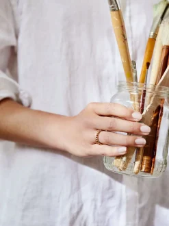 BRON Stax aanschuifring bolletjes + Luxe cadeau
