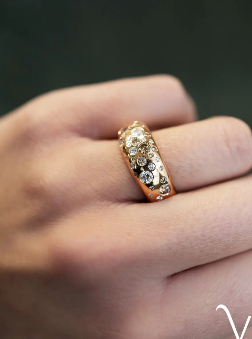 Bron Stax ring met briljanten 8RR4937BRX/1 + Luxe Cadeau