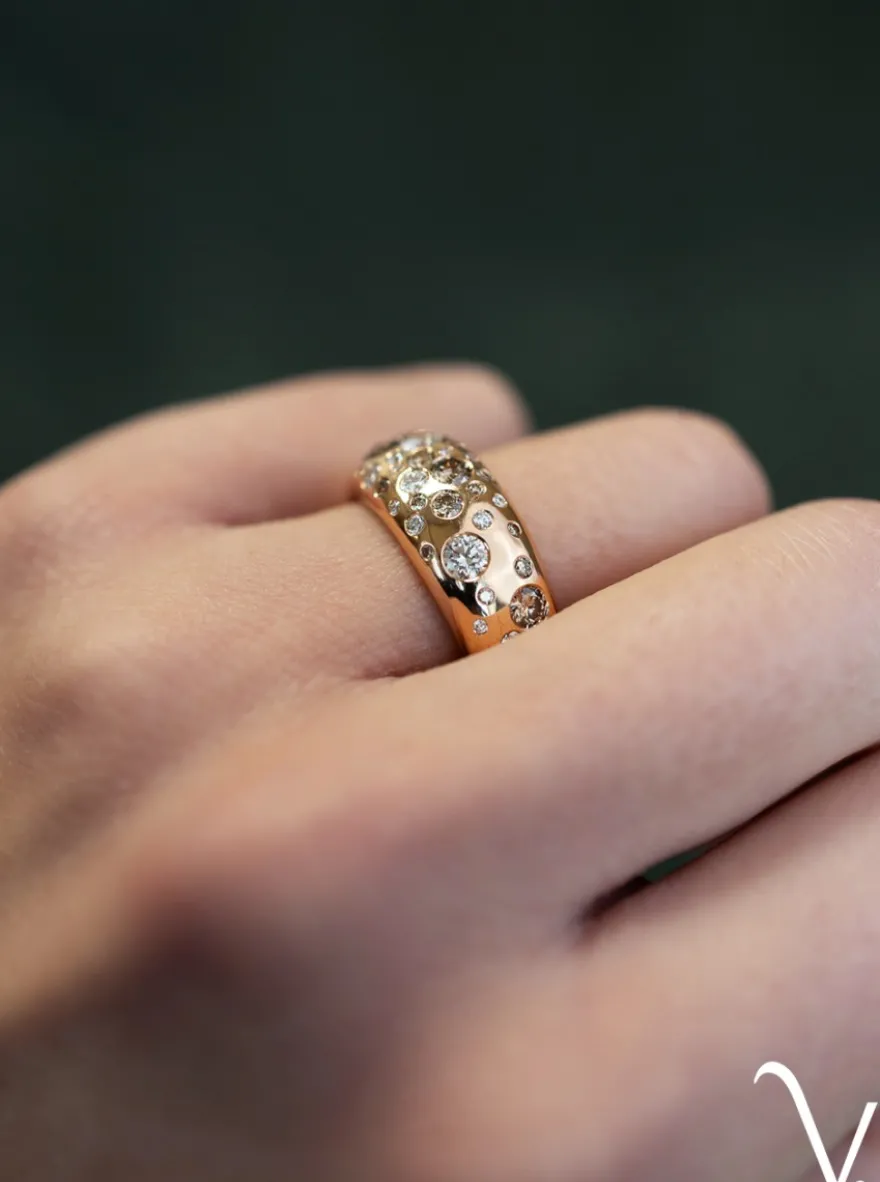 Bron Stax ring met briljanten 8RR4937BRX/1 + Luxe Cadeau