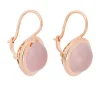 BRON Sushi oorbellen 8OR4911RQC roze kwarts