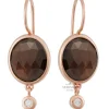 BRON Sushi oorsieraad met saffier en diamant 8OR4862BSBBR
