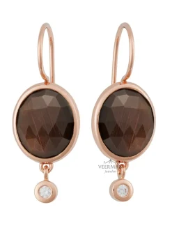 BRON Sushi oorsieraad met saffier en diamant 8OR4862BSBBR