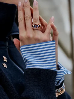Bron Sushi ring met ioliet 8RR4903IO + Luxe Cadeau