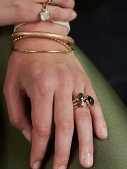 BRON Sushi ring met rutielkwarts 8RR4709QBB + Luxe cadeau