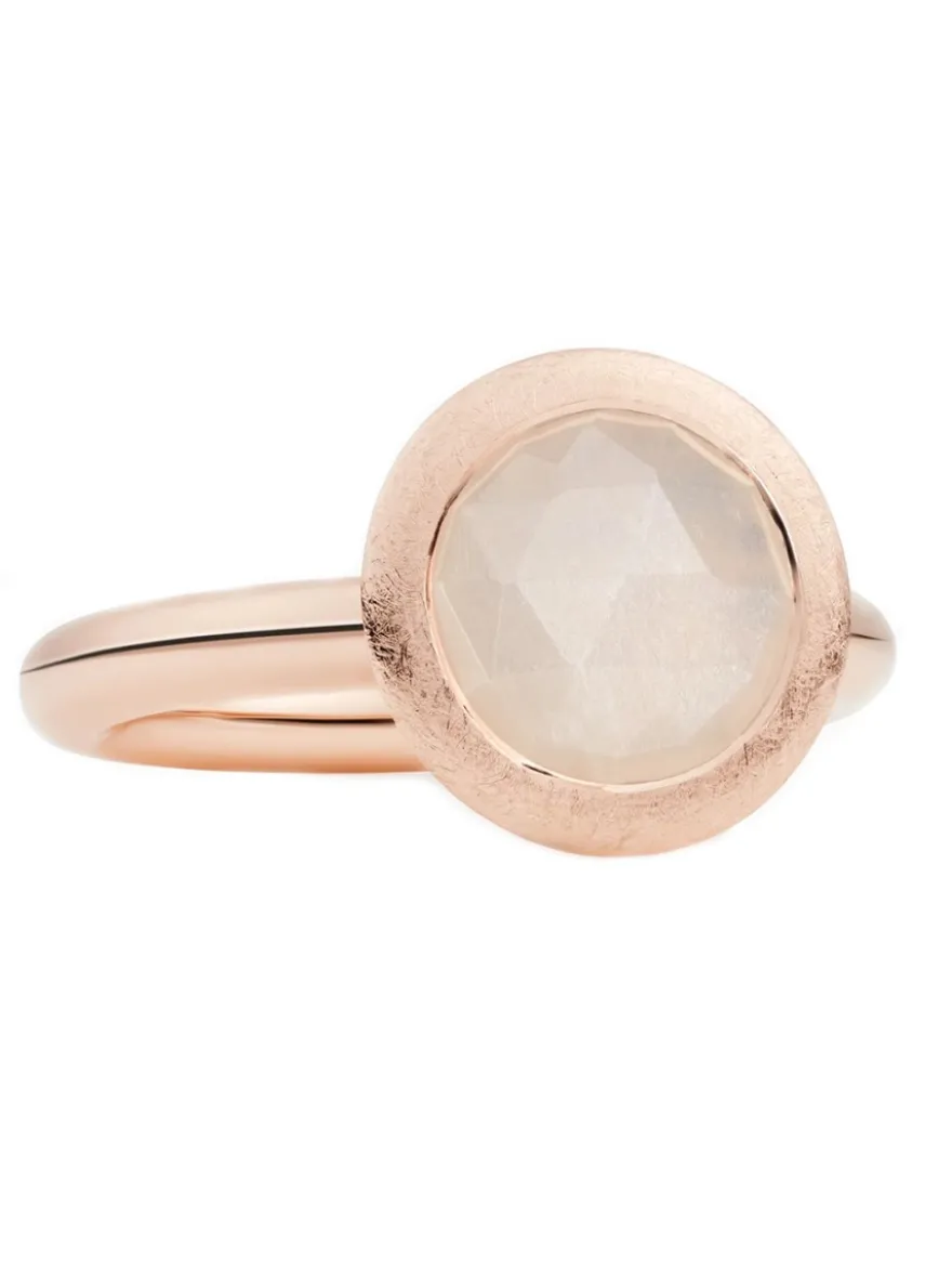 Bron Sushi ring met witte maansteen 8RR4869MMWB + Cadeau