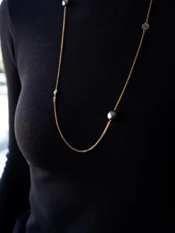 BRON Toujour collier Tahiti parels briljant 8CR4410THCBR | SALE