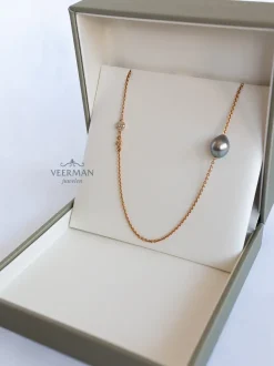 BRON Toujour collier Tahiti parels briljant 8CR4410THCBR | SALE