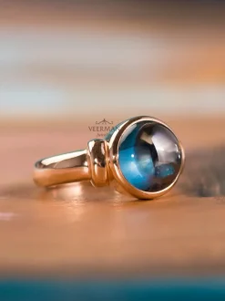 Bron Toujours Ajour ring met topaas 8RR4876TLC + Luxe cadeau