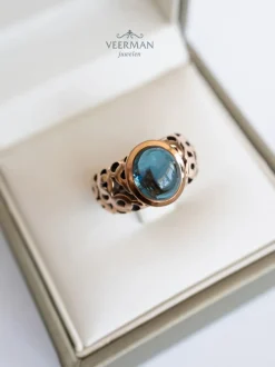 BRON Toujours Ajour ring topaas 8RR4823TL + Luxe cadeau