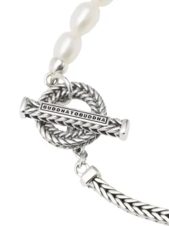 Buddha to Buddha Barbara Pearl Necklace Silver 713 + Luxe Cadeau