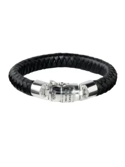 Buddha to Buddha Ben Leather Black armband 544BL + Cadeau