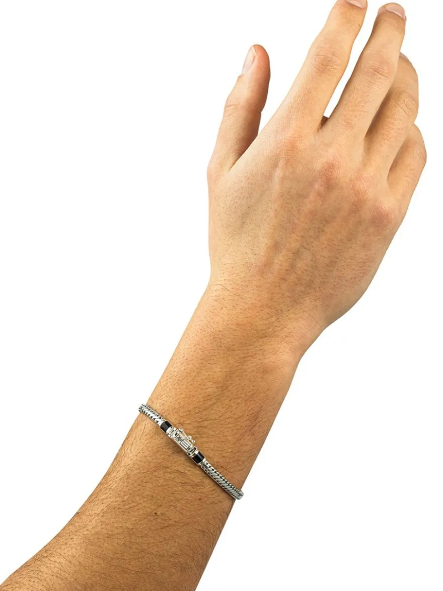 Buddha to Buddha Ben Mini Gemstone Onyx armband J101ON + Luxe Cadeau