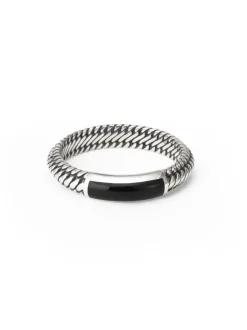 Buddha to Buddha Ben Mini Gemstone Onyx ring + Luxe Cadeau