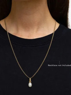 Buddha to Buddha Ben Pearl Gold Vermeil hanger 026GV one