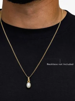 Buddha to Buddha Ben Pearl Gold Vermeil hanger 026GV one