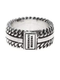 Buddha to Buddha Chain Texture ring788