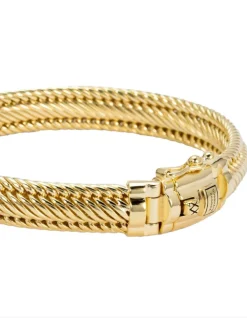 Buddha to Buddha Edwin Mini Gold-Plated Armband J263GV + Luxe Cadeau