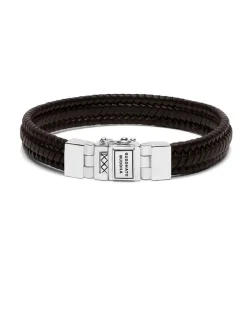 Buddha to Buddha Edwin Small Leather Brown armband