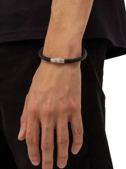 Buddha to Buddha Ellen leather black armband 149BL