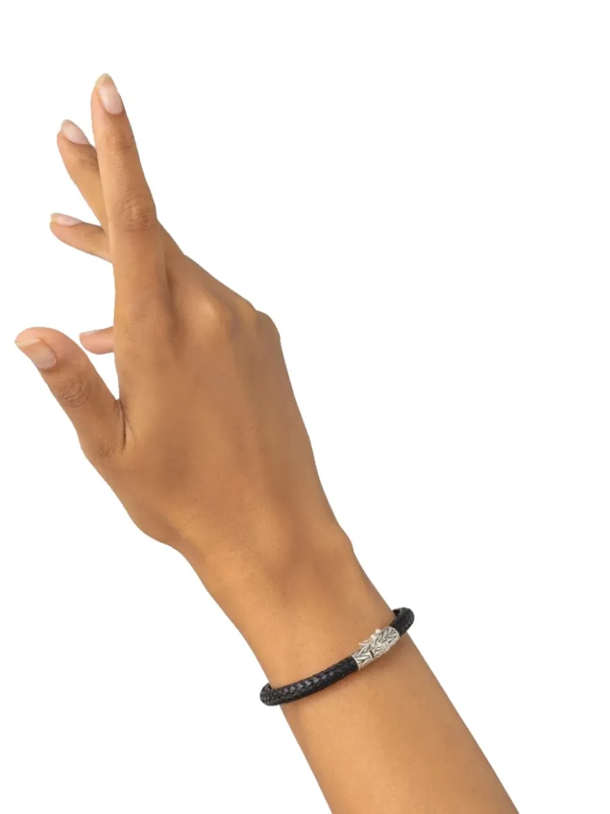 Buddha to Buddha Ellen leather black armband 149BL